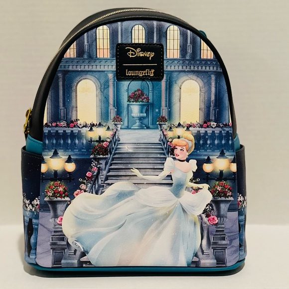Loungefly Handbags - Loungefly Disney Cinderella Backpack - Blue and White